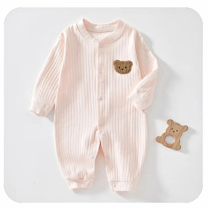barboteuse-bebe-a-motif-ourson-rose