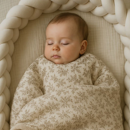 bebe-dort-paisiblement-couvert-par-couverture-bebe-polaire-fleurie