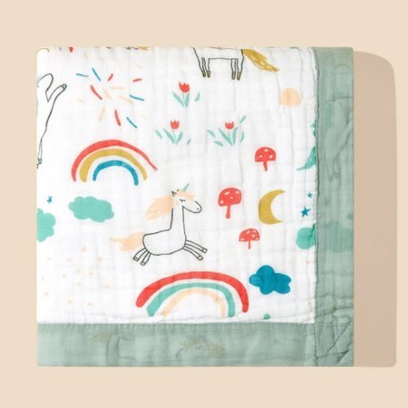 couverture-bebe-coton-calin-cheval-arc-en-ciel