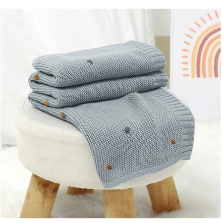 COUVERTURE BÉBÉ COTON| NID'ANGE