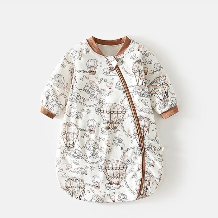 gigoteuse bebe mi saison motif montgolfiere