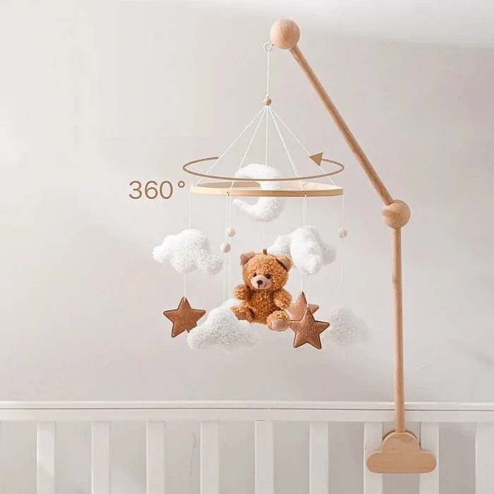 mobile-bebe-ours-brun-adaptable