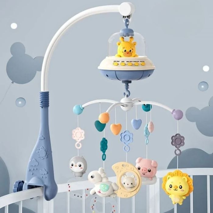 mobile musical bebe dodo re mi accroche au lit