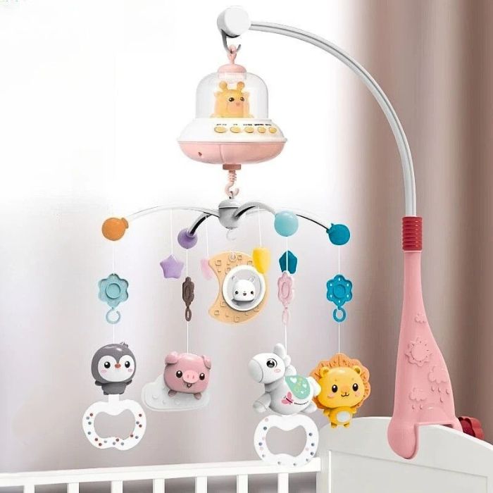 mobile musical bebe dodo re mi rose