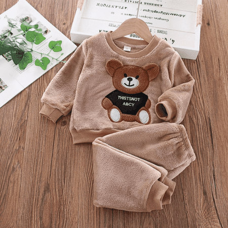 pyjama-enfant-polaire-ours-motif-adorable