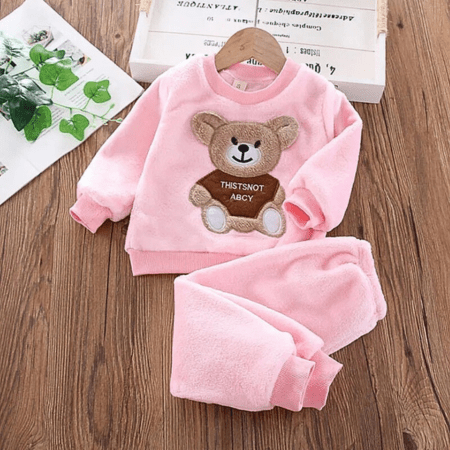pyjama-enfant-polaire-ours-motif-mignon