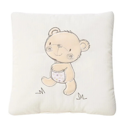 tour de lit bebe ourson et lapin ourson beige