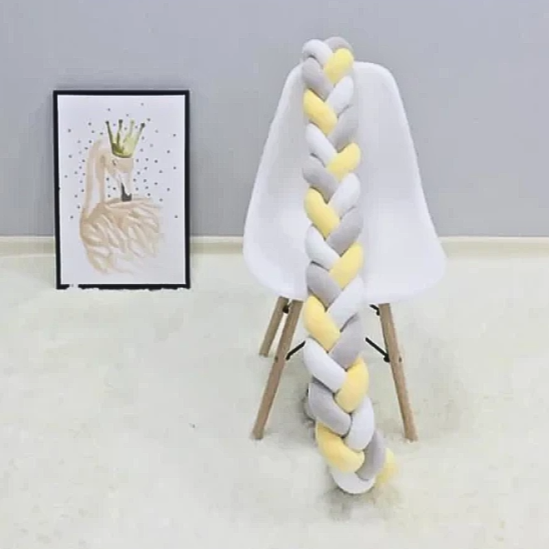 tour_de_lit_tresse_blanc_gris_jaune_style