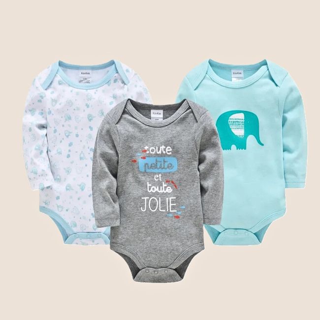 Barboteuse Bébé Fille - Pack de 3