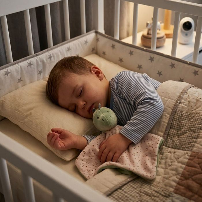 bebe-dort-paisiblement-avec-doudou-dinosaure