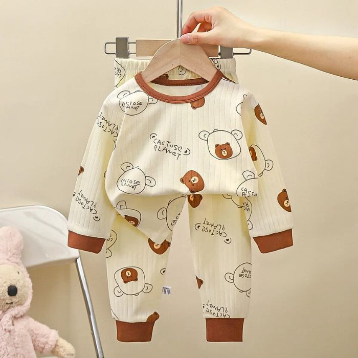 pyjama-bebe-imprime-brun