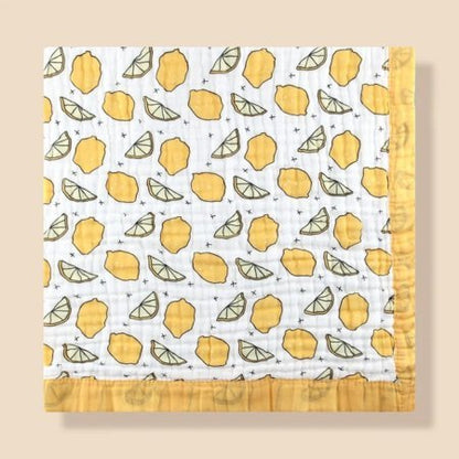 couverture-bebe-coton-calin-citron