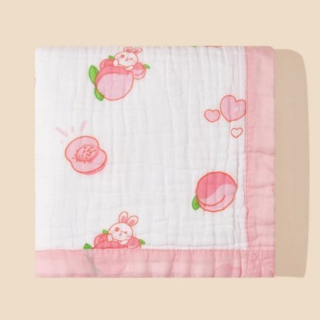couverture-bebe-coton-calin-peche