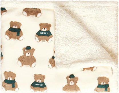 couverture-bebe-en-polaire-ours-vert