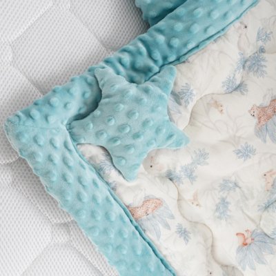 couverture-bebe-safar-avec-etoile-bleue