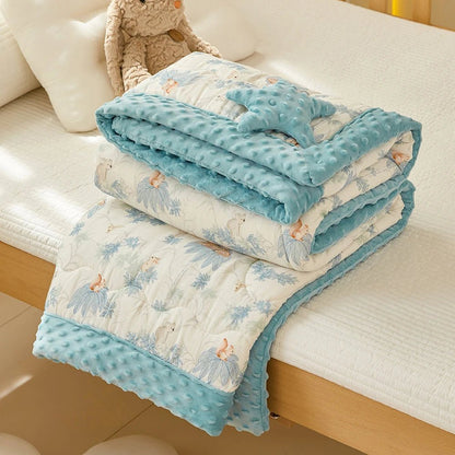 couverture-bebe-safar-epaisse-bleue