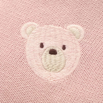 couverture-bebe-tricotee-ourson-brodee