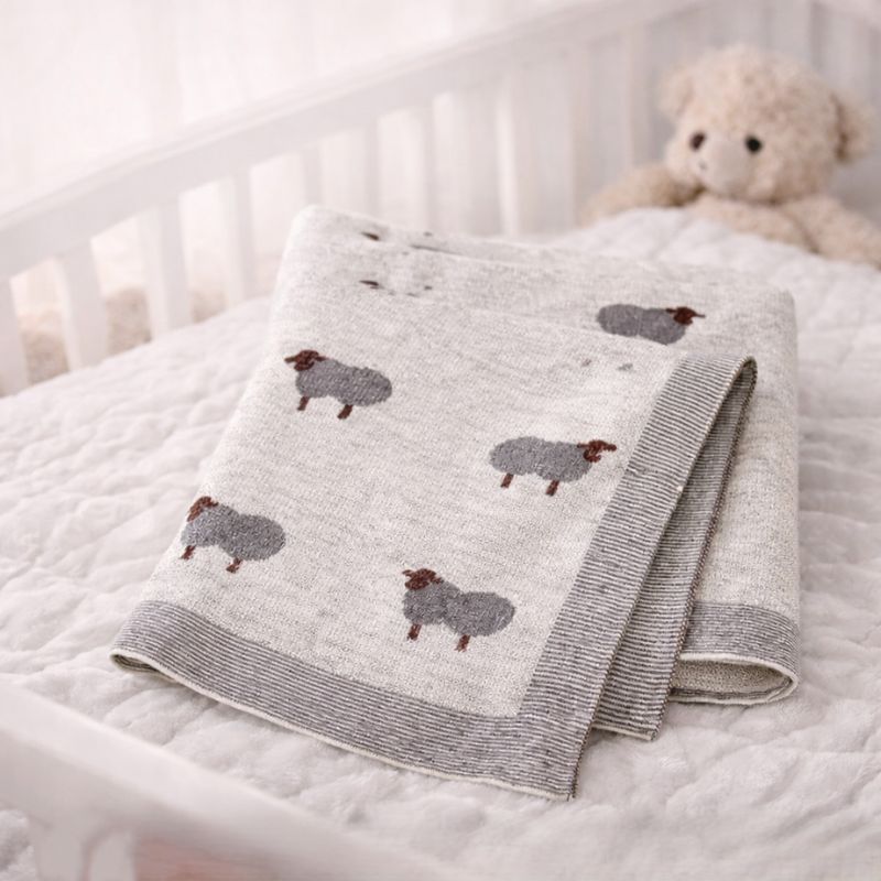 Couverture Bébé - Imprimée Mouton
