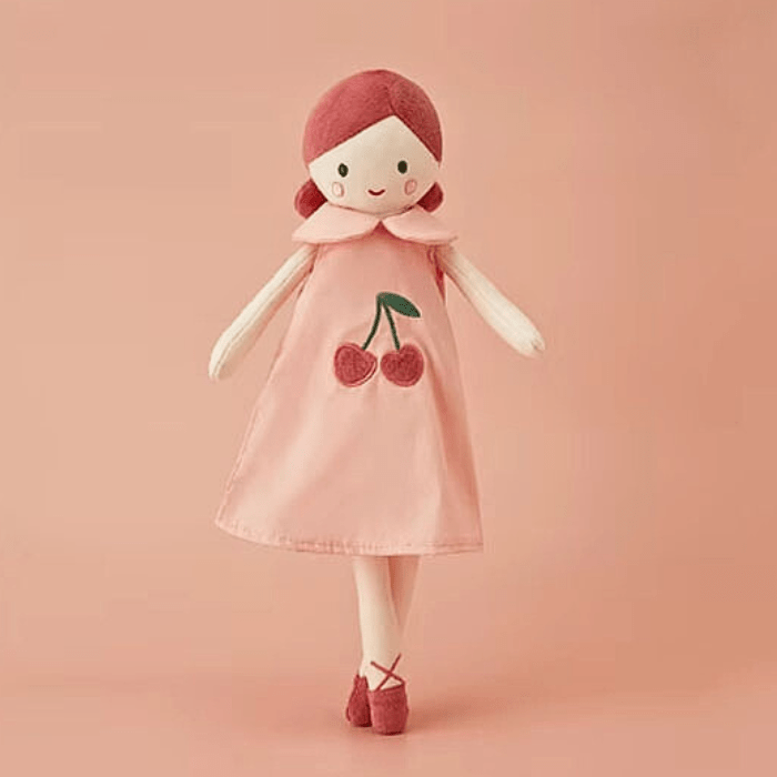 doudou-bebe-fee-velours-cerise