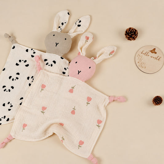 doudou lapin douce tendresse duo de lapins beige et rose