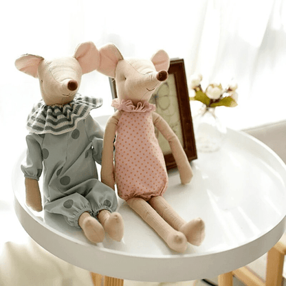 doudou-pour-bebe-sourisette-rose-et-verte
