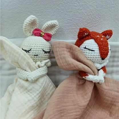 doudou bebe nin nin renard et lapin 