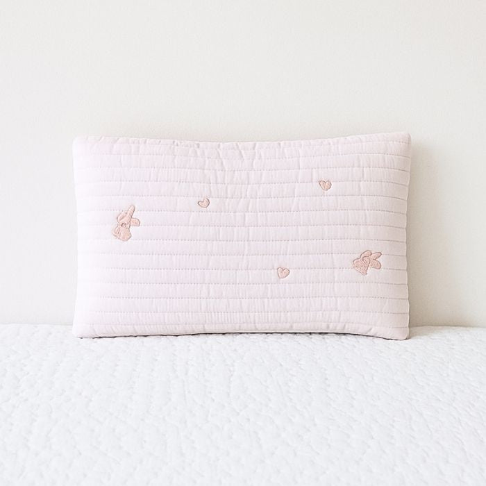 oreiller-bebe-coton-doux-lapin-rose