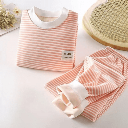 pyjama-bebe-polaire-rayures-roses