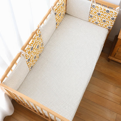 tour de lit bébé ours polaire option coussins avec drap housse