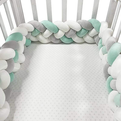 tour_de_lit_bebe_gris_vert_blanc_protection
